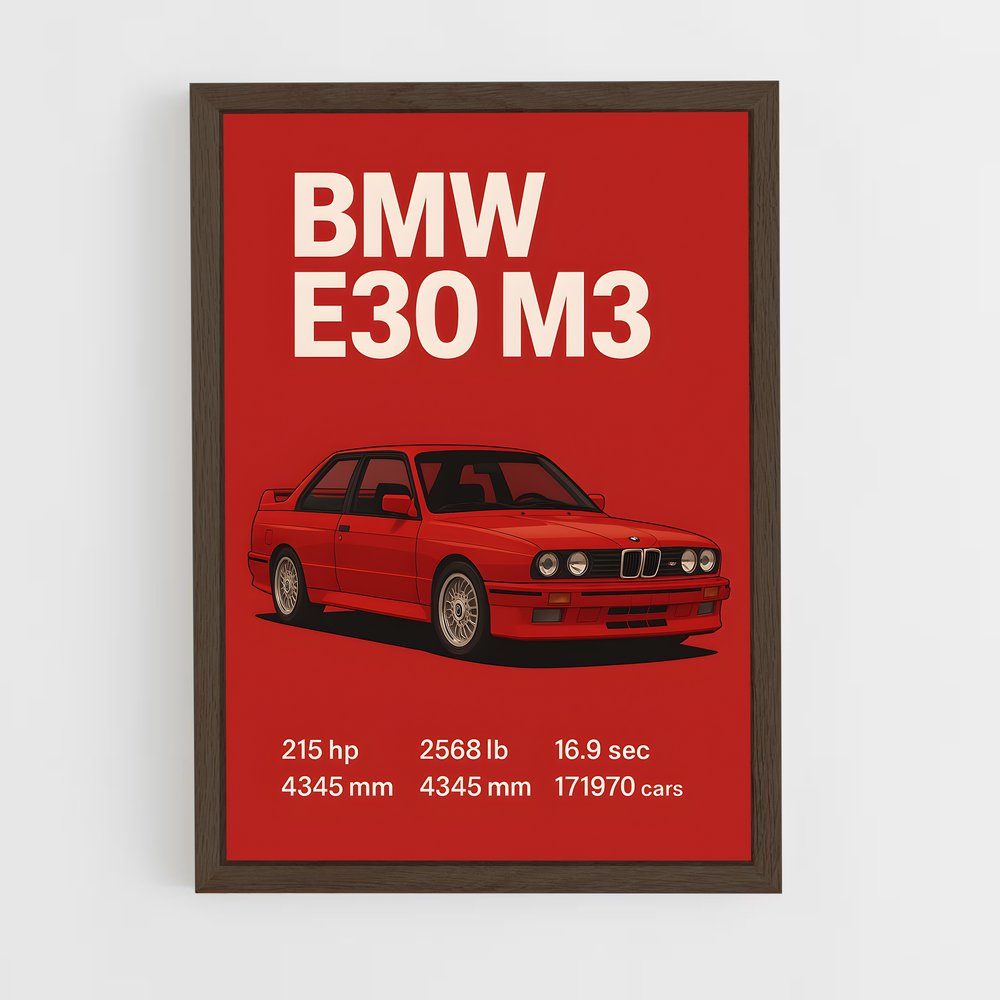Poster M3 Legend – affiche BMW (vue 5)